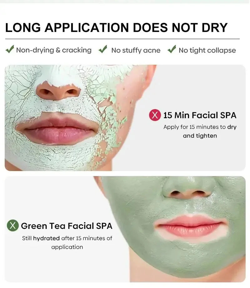 Fast Remove Blackhead Mask Green Tea Solid Cleansing Stick Facial Acne Blemish Shrink Pores Oil Control Smooth Korean Skin Care