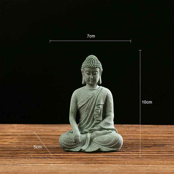 Meditating Buddha Statue Sculpture Spiritual Sustenance Meaningful Statues for Birthday Gifts New Year's Gifts