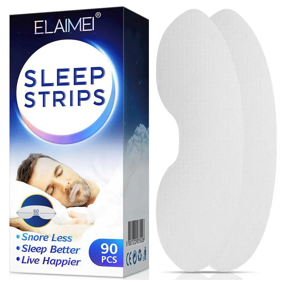 90 Pcs Mouth Tape Sleep Strip For Anti-snoring Mouth Breathing Tape To Improve Sleep Mouth Stickers For Snoring Lip Patch