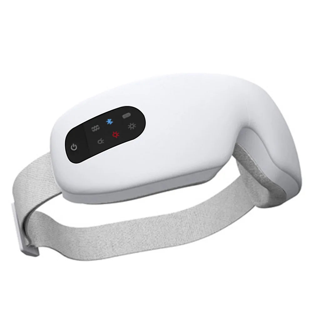 Smart Eye Massager 4 Modes Vibration Eye Care Instrument Hot Compress Bluetooth Eye Massage Relieve Fatigue Improve Sleep Shade