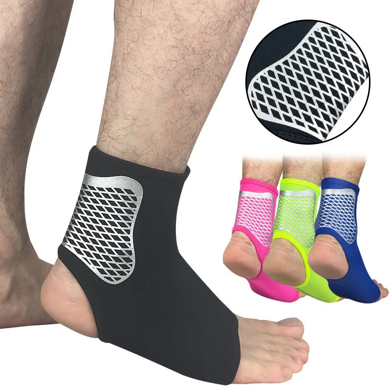 Yoga Fitness Ankle Support Elastic Compression Foot Strap Protectors Fitness Gym Badminton Running Bandage Ankle Protectors
