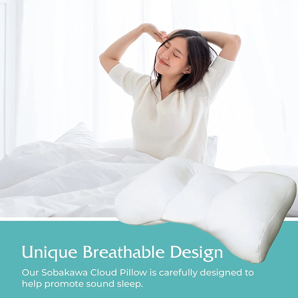 3D Ergonomic Center Egg Groove Design Round Cloud Egg Sleep Pillow Soft Breathable Sleep Pillow Orthopedic Neck Pain Release