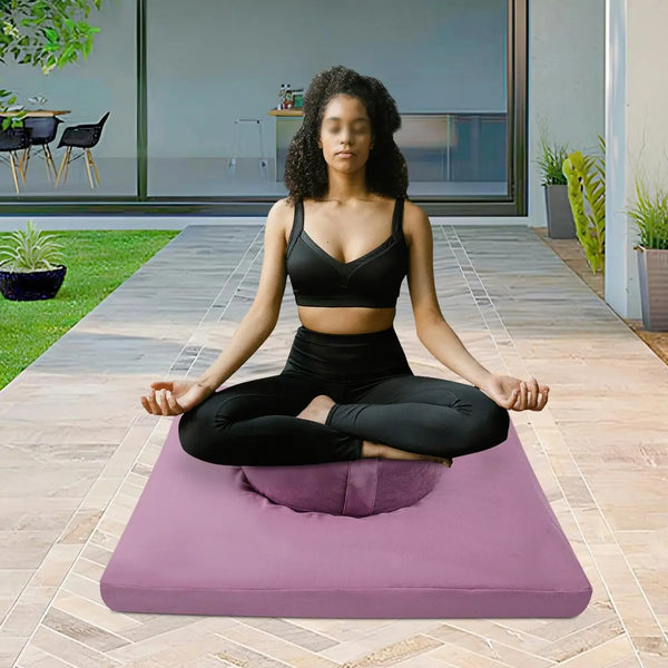 Round Square Meditation Cushions Meditation Yoga And Pilates Gymnastics Mat for Floor Seating Yoga Living Room Office