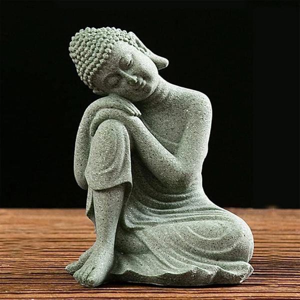 Meditating Buddha Statue Sculpture Spiritual Sustenance Meaningful Statues for Birthday Gifts New Year's Gifts