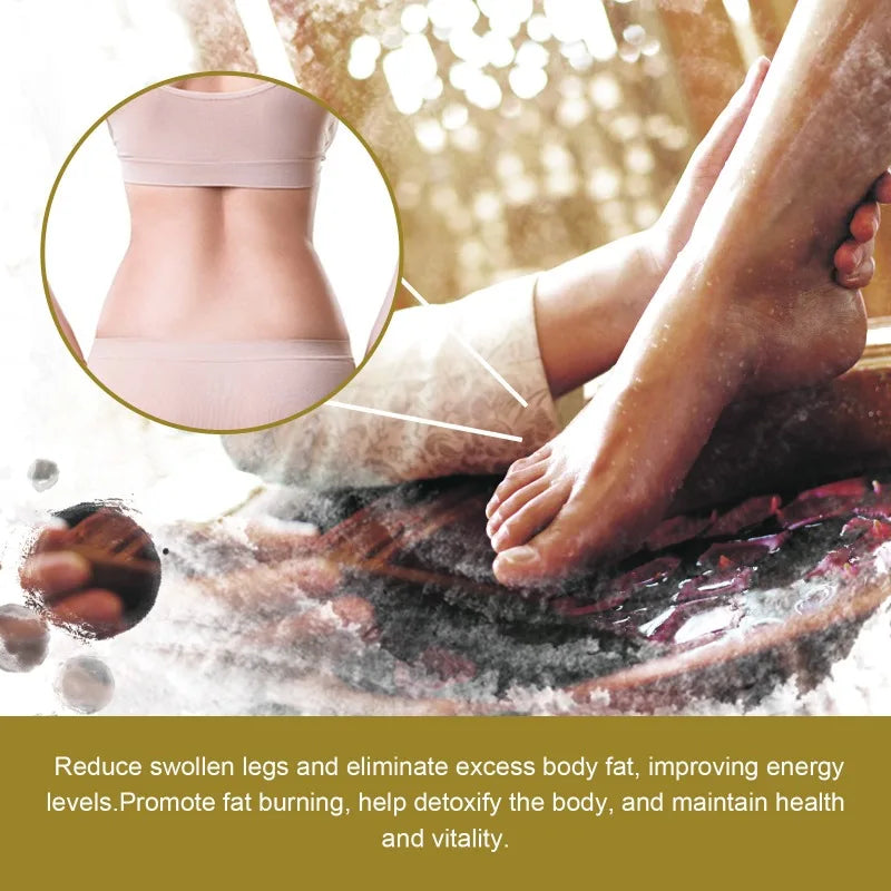 Bee Venom Lymphatic Drainage Slimming Foot Soak Beads Relieve Leg Swelling Detox Foot Soak Health Promote Blood Circulation