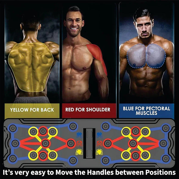 Push Up Board Portable MultiFunction Foldable Workout Equipments Push Up Bar for Home Gym Equipment Bodybuilding Fitness Sports