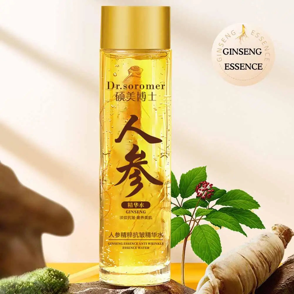 Ginseng Essence Golden Ginseng Extract Liquid Essences Hyaluronic Acid Nicotinamide Facial Essence Moisturizing Serum Skin Care