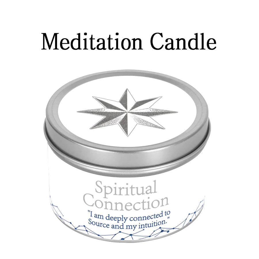 Healing Candles, Spiritual Meditation Scented Candle Women Mom, Premium Natural Fragrance Soy Wax for Relaxation Stress Relief