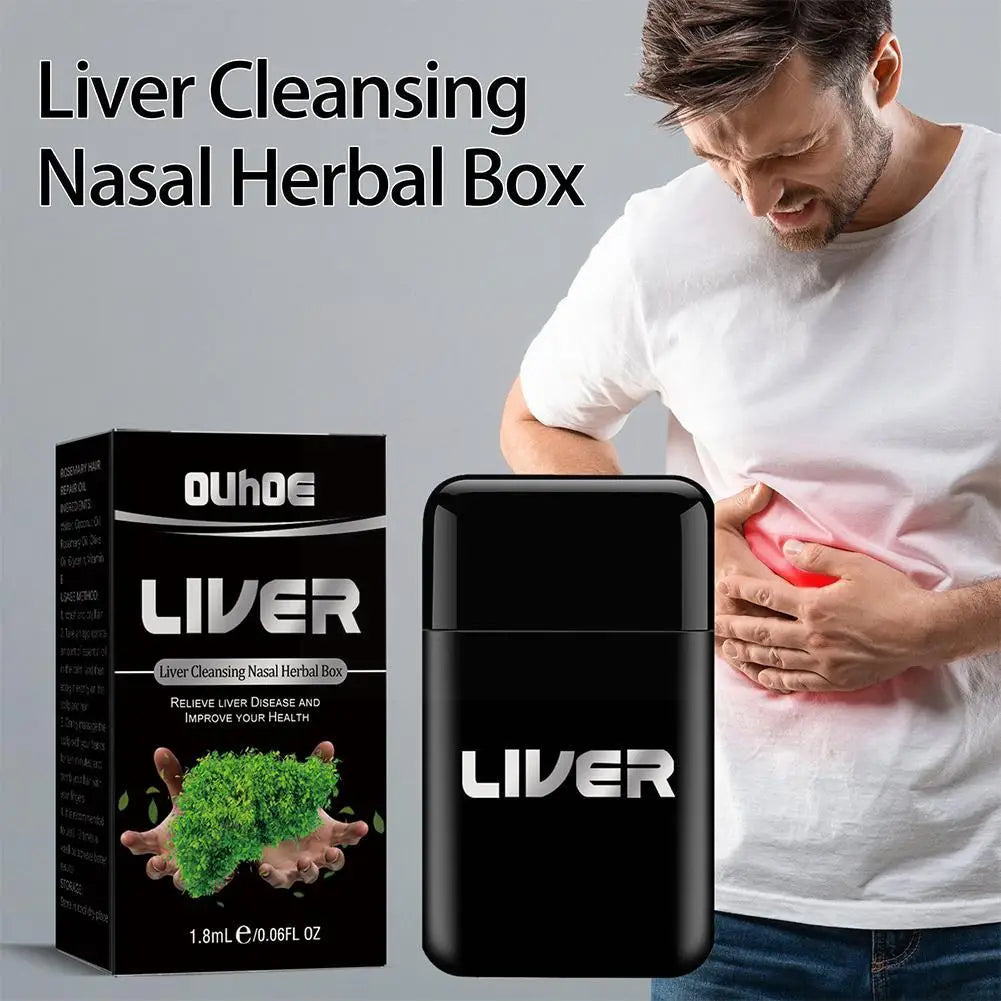 Herbal Liver Protection Cleansing Nasal Box Repair Nasal Blocked For Men And Female Relieve Nasal Congestion Beauty Health E3W1