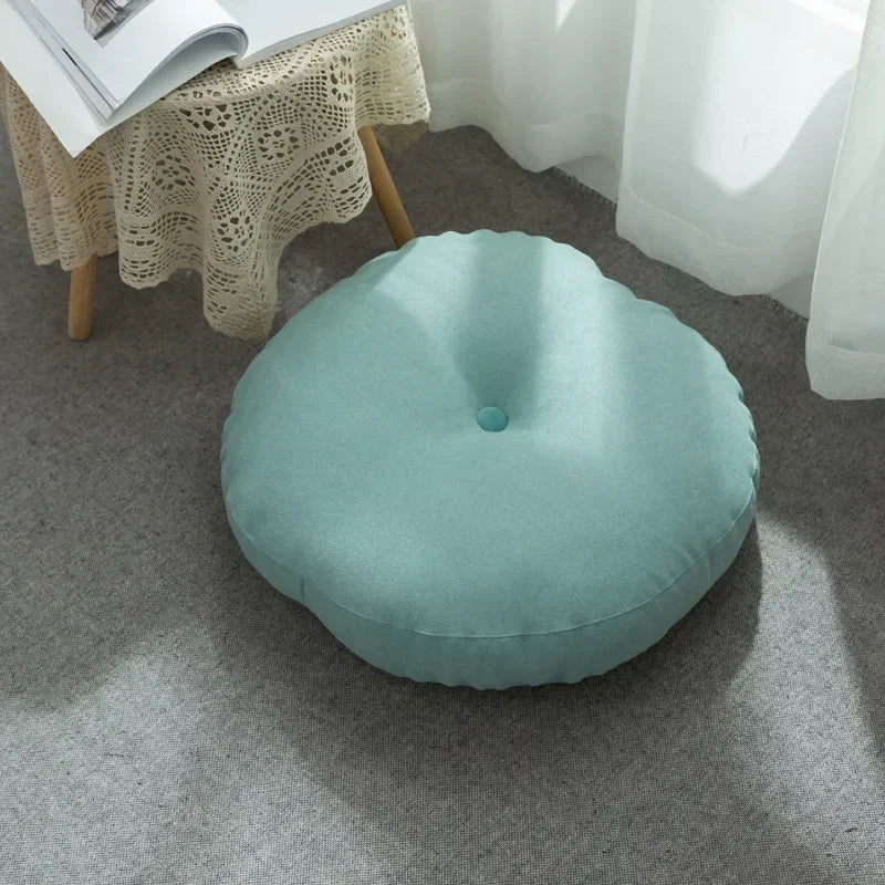 Japanese Style Futon Meditation Cushion Tatami Stuffed Yoga Mat  Floor Seat Cushion With Fillings Thicken Pouf Sofa  물방석