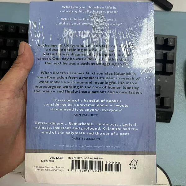 New When Breath Becomes Air By Face of Death Bestseller English Book Paul Kalanithi What Makes Life Worth Living in The