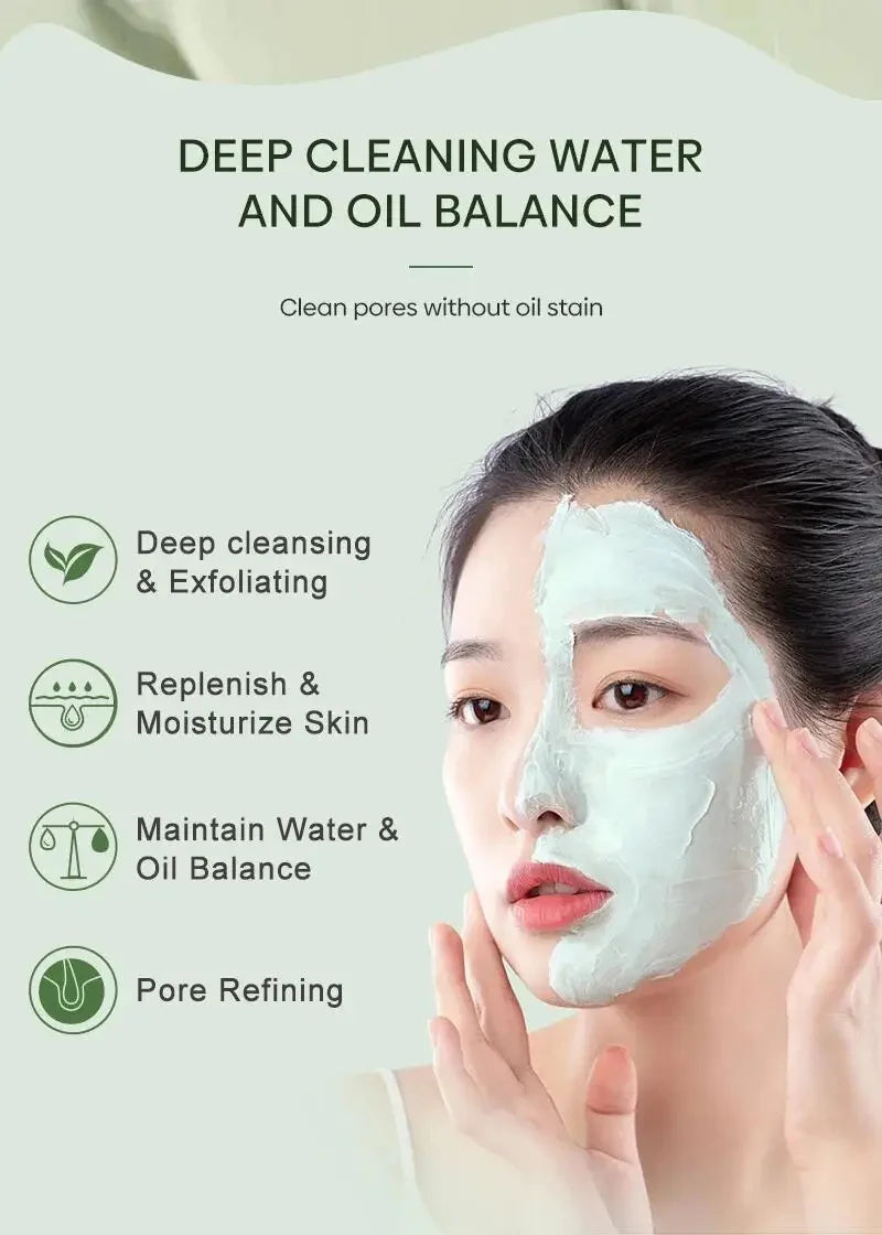 Fast Remove Blackhead Mask Green Tea Solid Cleansing Stick Facial Acne Blemish Shrink Pores Oil Control Smooth Korean Skin Care