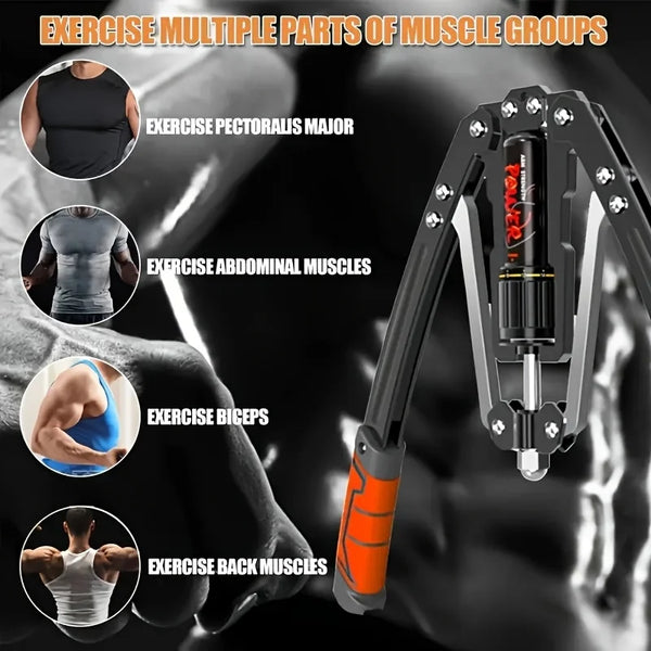 Arm Exercisers - Adjustable 22-440 Pounds Hydraulic Power, Home Chest Amplifiers, Shoulder Muscle Training And Fitness Equipment
