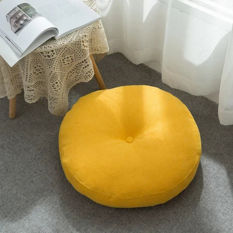 Japanese Style Futon Meditation Cushion Tatami Stuffed Yoga Mat  Floor Seat Cushion With Fillings Thicken Pouf Sofa  물방석