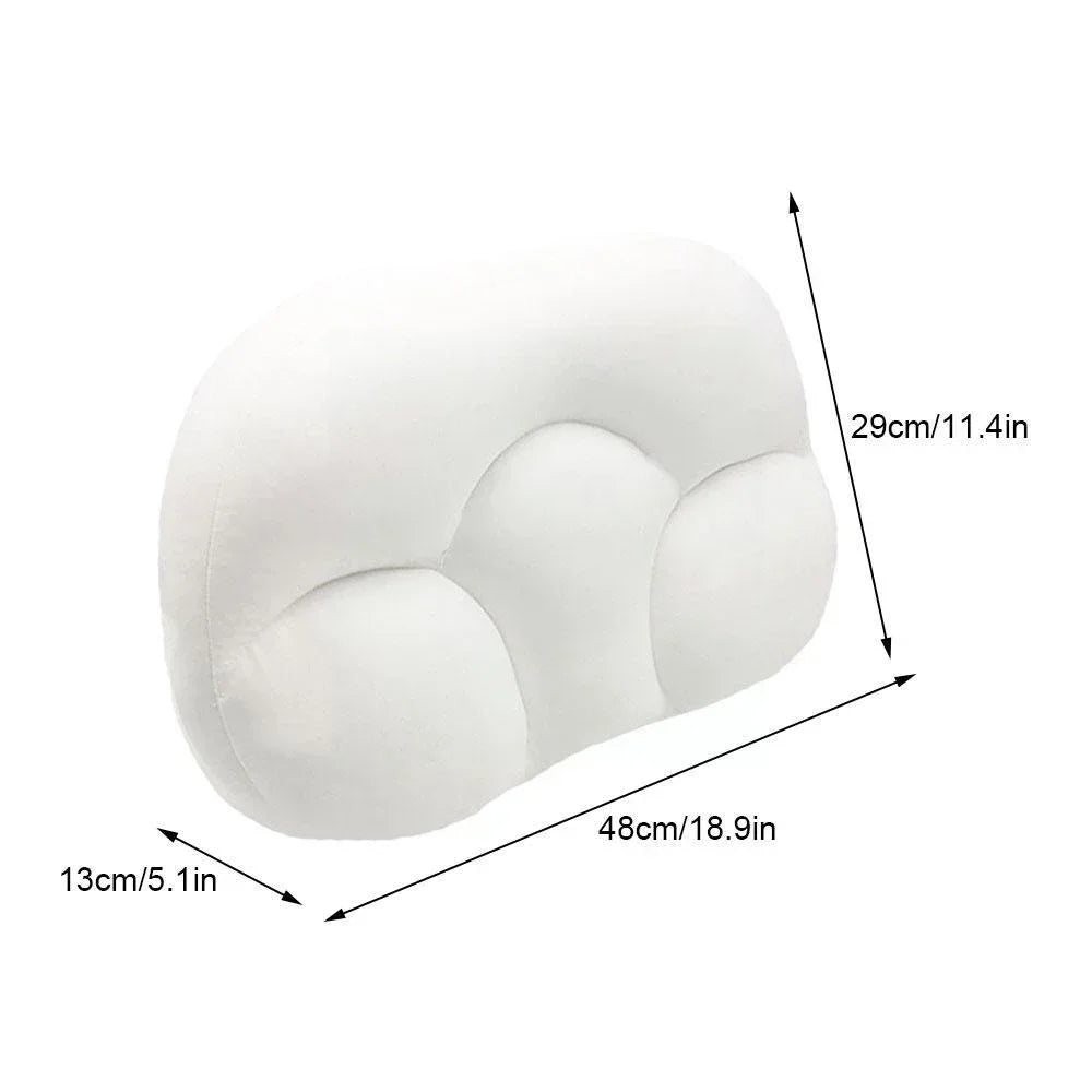 3D Ergonomic Center Egg Groove Design Round Cloud Egg Sleep Pillow Soft Breathable Sleep Pillow Orthopedic Neck Pain Release