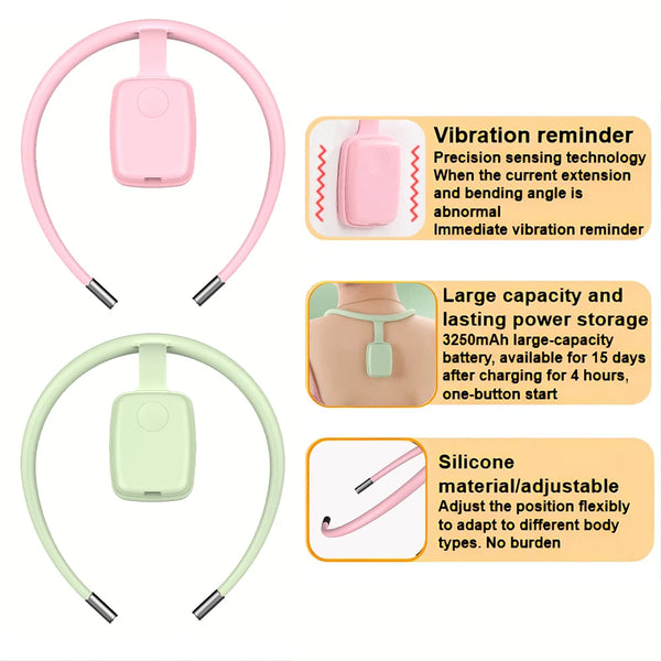 Smart Posture Corrector Device Posture Training Realtime Scientific Back Posture Correct Neck Hump Corrector Adult Kid Healthy