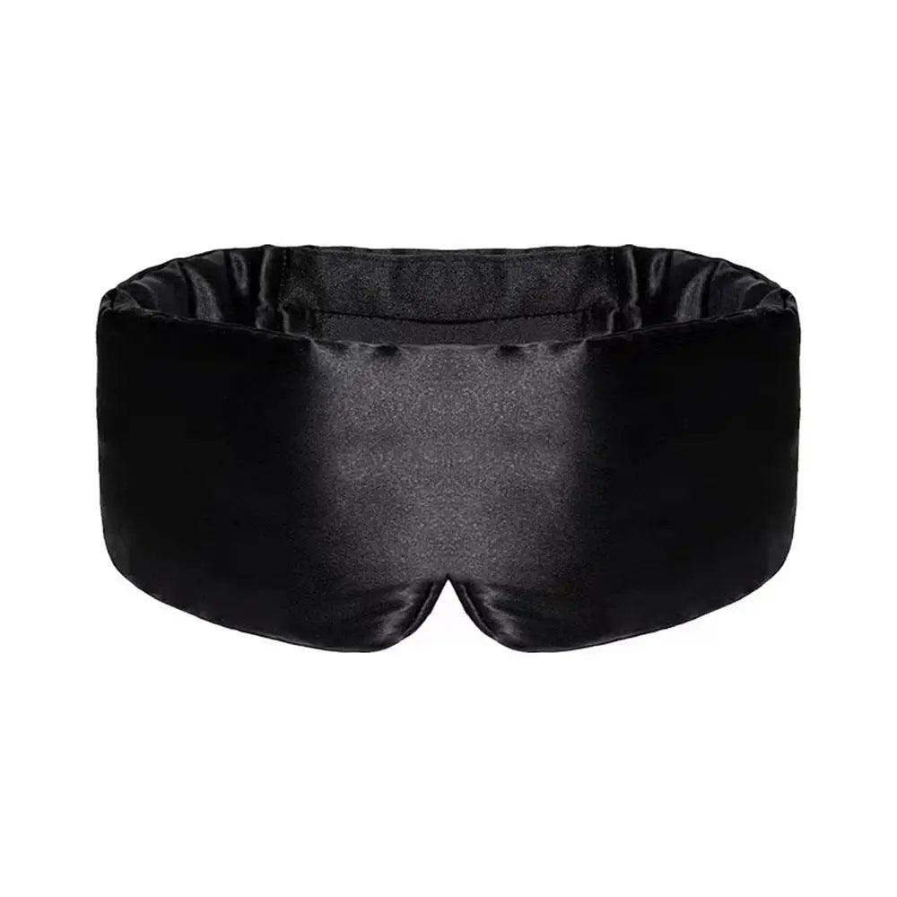 Silk Eye Mask For Sleeping Blocking Light Blindfold Portable Travel Sleep Eyes Mask Stress Relief Wrapped Head Sleep Aid