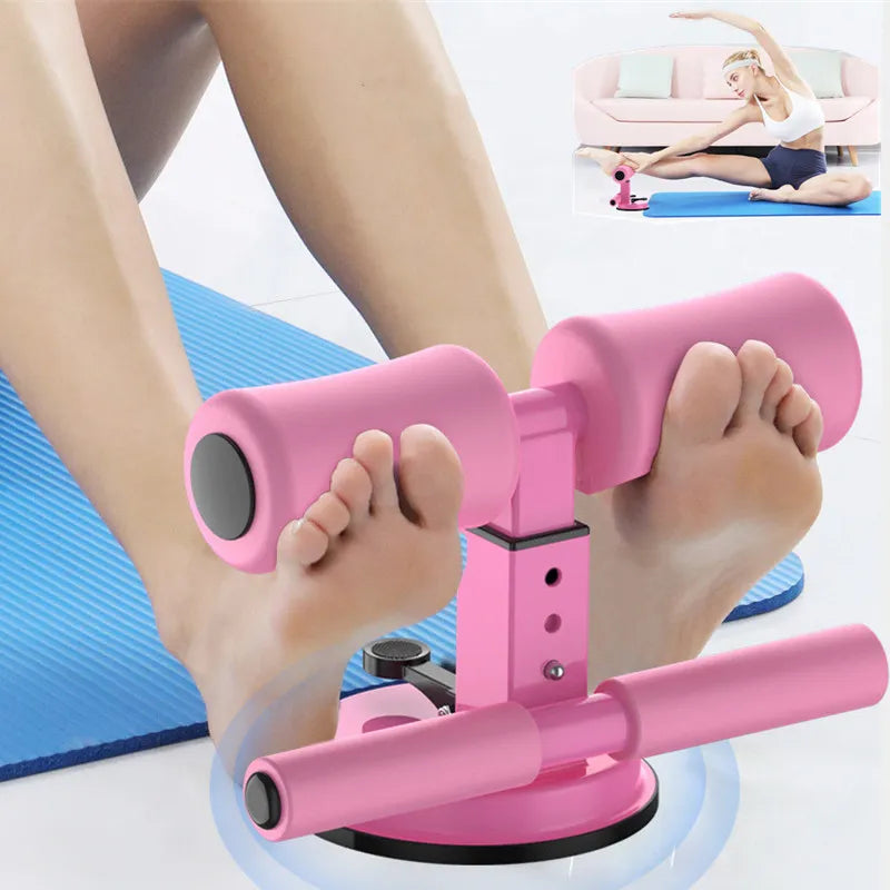 Gym Equipment Exercised Abdomen Arms Stomach Thighs LegsThin Fitness  Suction Cup Type Sit Up Bar Self-Suction abs machine