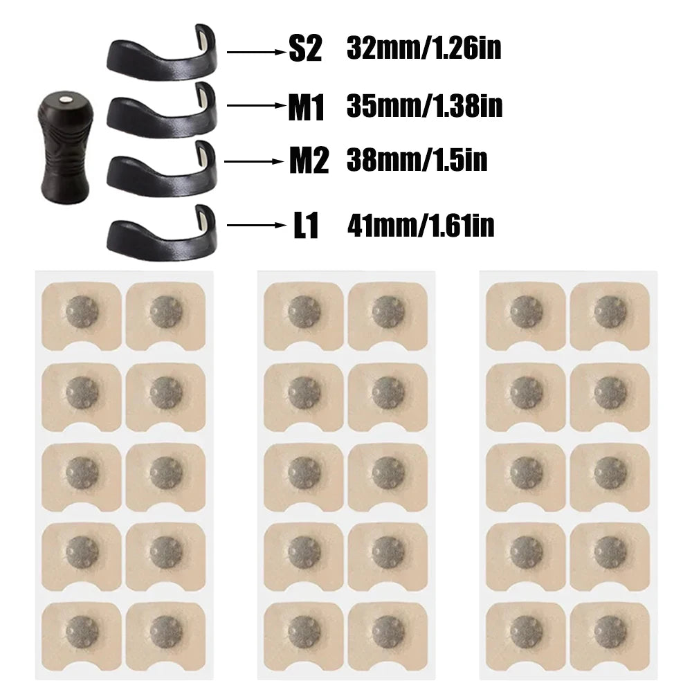 Magnetic Nasal Dilator Anti Snoring Nose Strips,Boost Oxygen Intake,Sleep Nasal Breathing Dilators Starter Kit