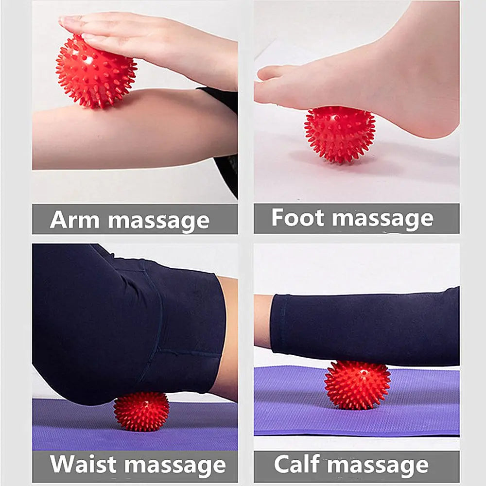 Spiky Massage Ball Trigger Point Sport Fitness Body Hand Foot Relief Plantar Massager Pain Stress Relief Muscle Soreness Relief