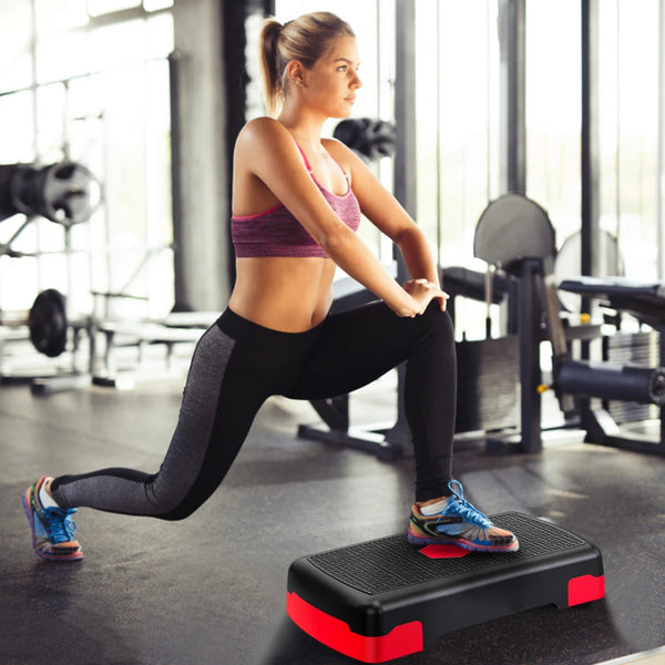 Aerobic Fitness Stepper Fitness Height Step Pedal Cardio Pedal Exerciser Stable 200KG Load Home Training Gym Exercise Foot Pedal