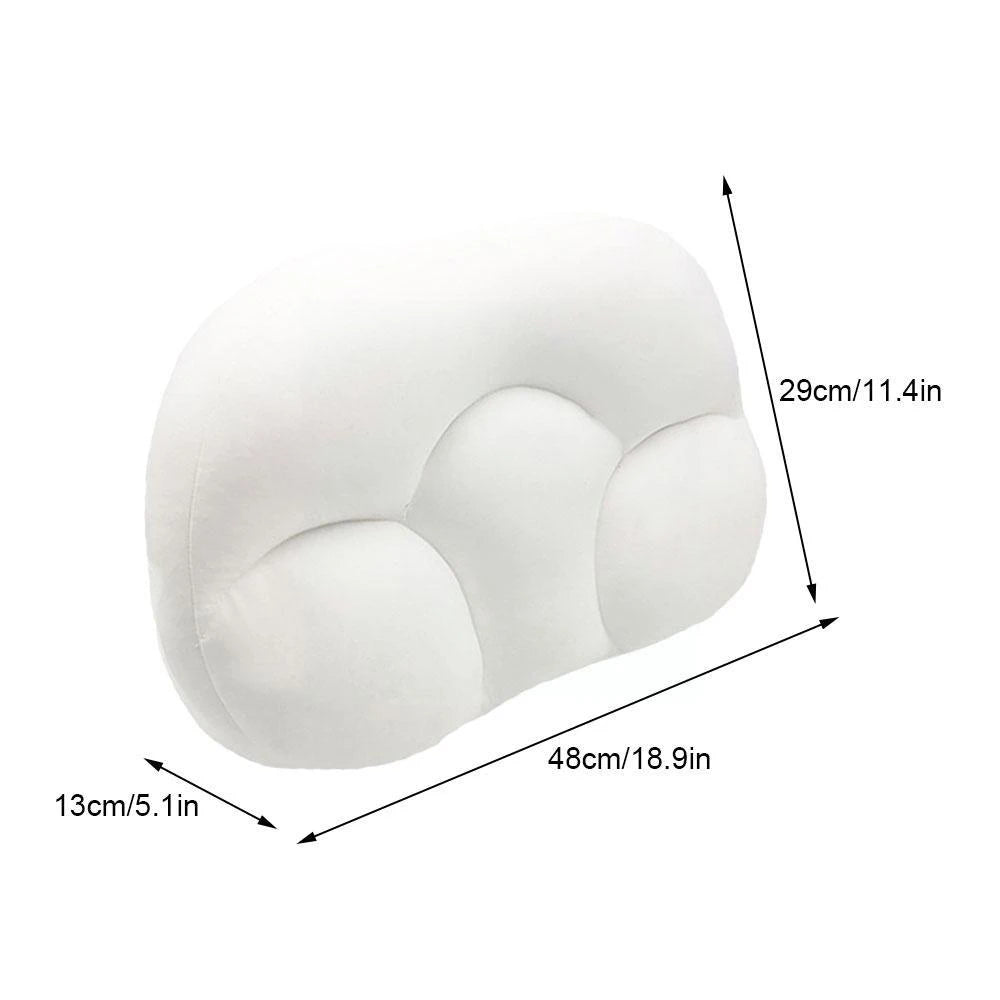 3D Ergonomic Center Egg Groove Design Round Cloud Egg Sleep Pillow Soft Breathable Sleep Pillow Orthopedic Neck Pain Release