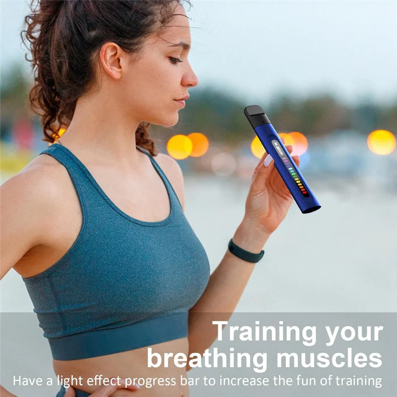 Daily Sale Breathing Exercise Device Smart Breathing Trainer Breathing Exercise Device With Breath Monitor For Athletes And Spor