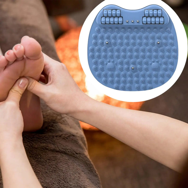 Foot Massage Roller Mat Acupressure Mat with Rollers Design Anti Slip Flexible