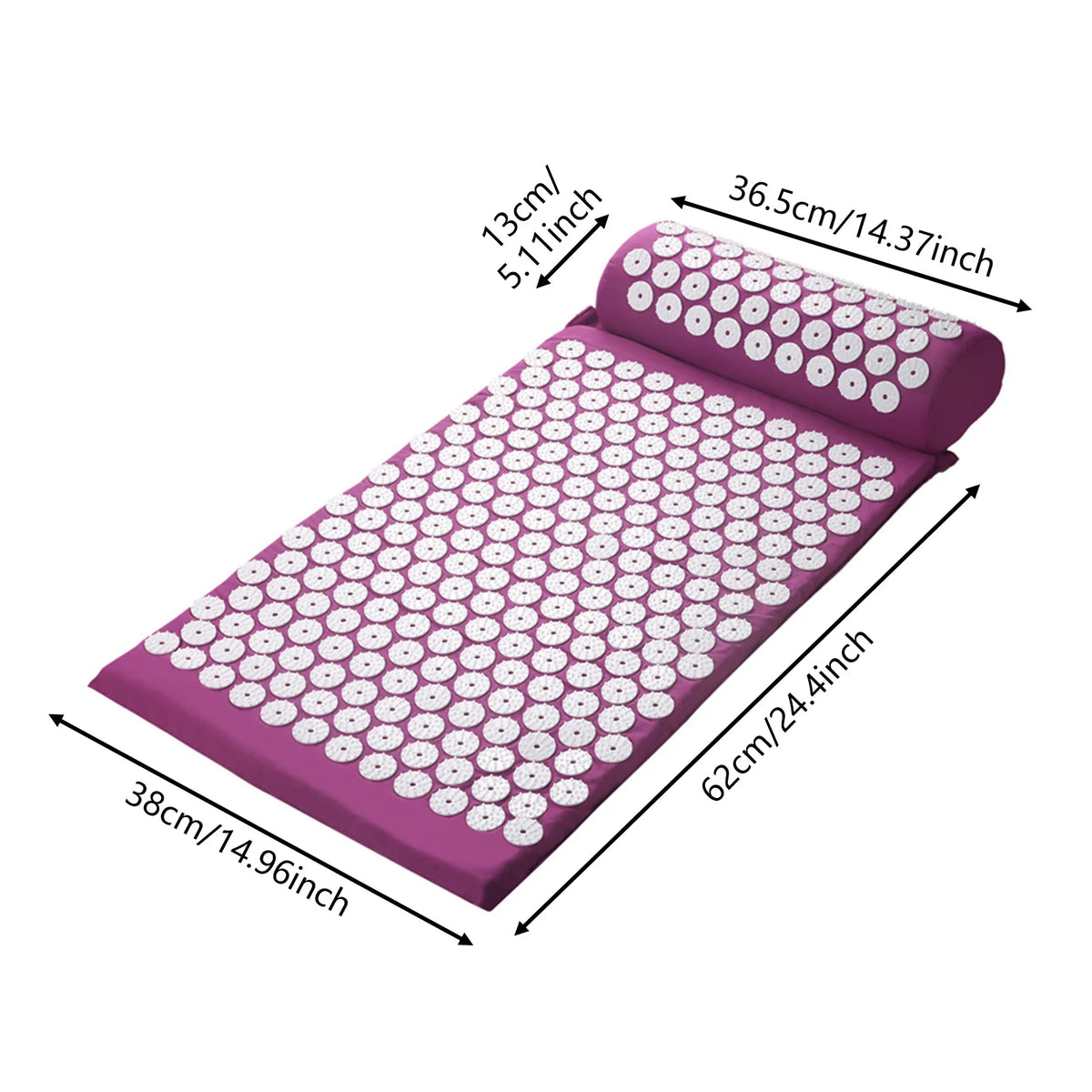 Exclusive Acupuncture Massage Mat Household Yoga Acupressure Mat for Women Men Body Pain Relief
