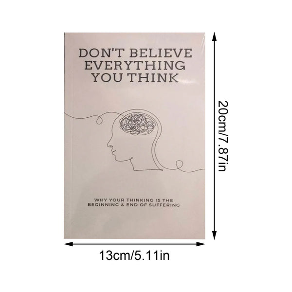 Don't Believe Everything You Think by Joseph Nguyen Why Your Thinking Is The Beginning & End Of Suffering Paperback English Book
