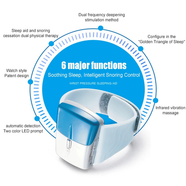 Smart Sleep Aid Device – Sleep-Enhancing Instrument for Severe Insomnia Relief, Deep Sleep Promotion, Handheld Device for Anx