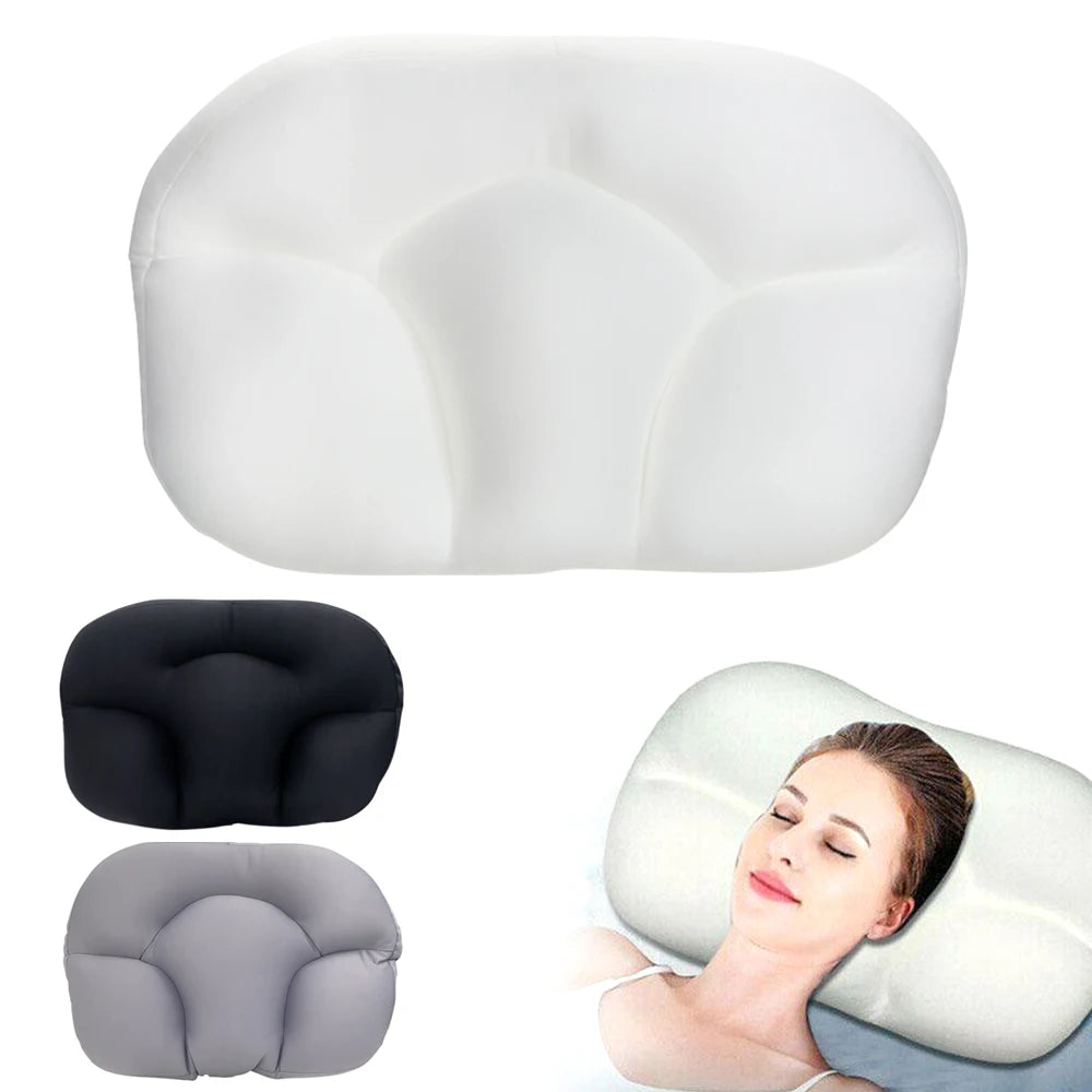 3D Ergonomic Center Egg Groove Design Round Cloud Egg Sleep Pillow Soft Breathable Sleep Pillow Orthopedic Neck Pain Release