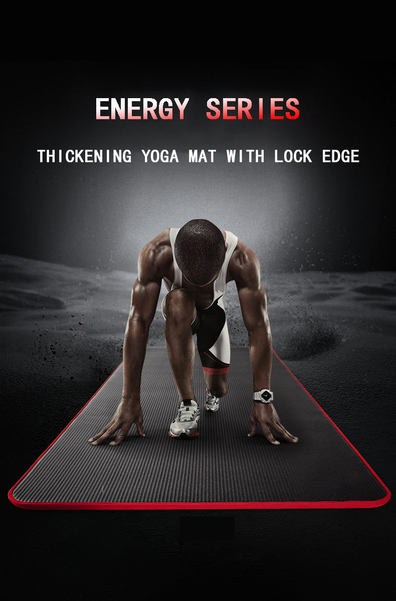 Yoga Mat Workout Equipments Mat for Fitness Exercise At Home Gym Pilates Sport Equipment Body Building Sports Entertainment